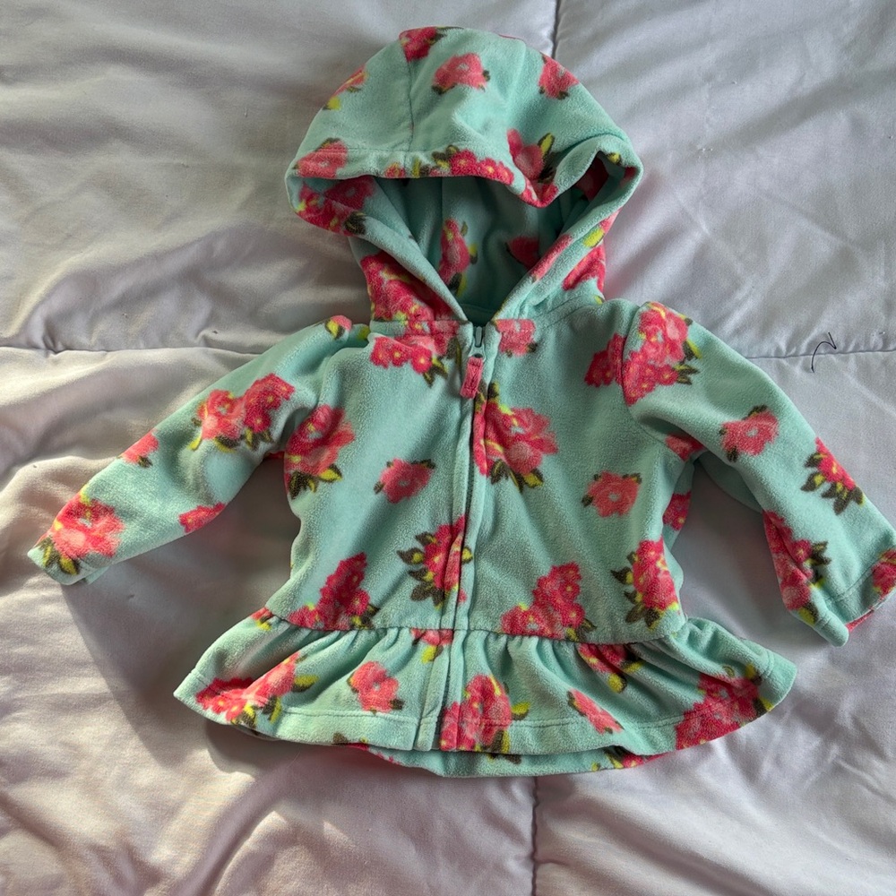 Carter's Floral Baby Jacket with Hood